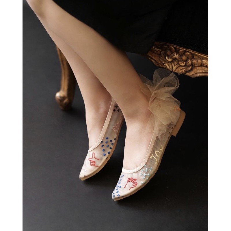 Ittaherl Blair Maxi Pointy Sand embroidery Blair Vol 2