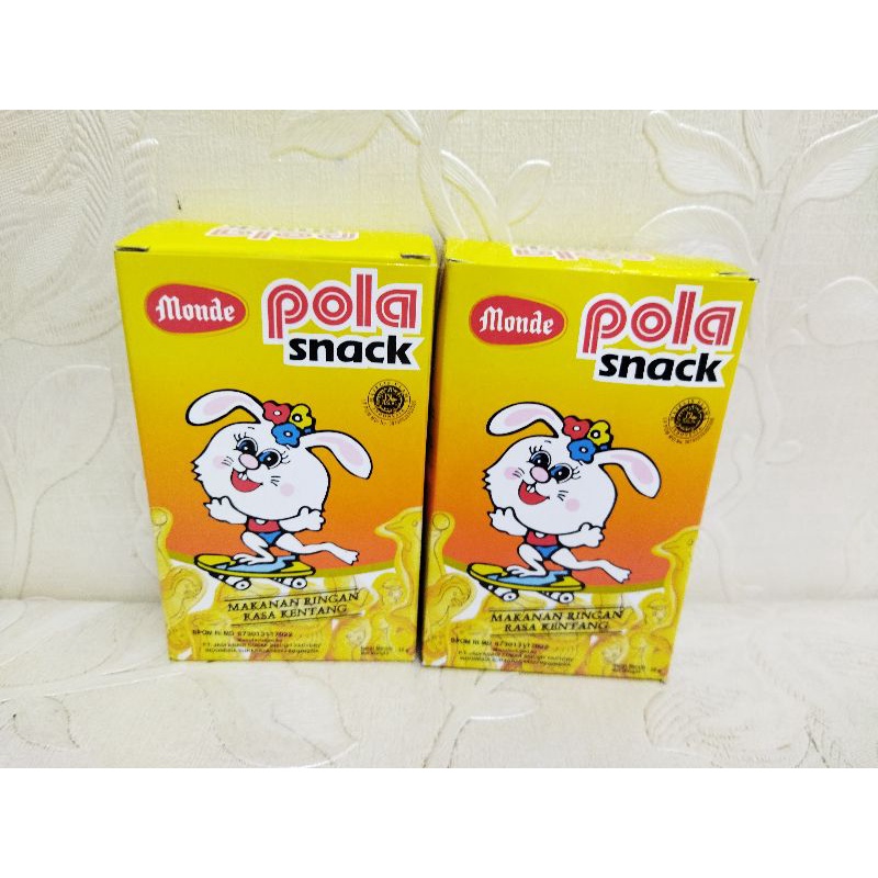 

MONDE POLA SNACK 50 GRAM / MONDE BISKUIT KENTANG / BISKUIT MONDE / MONDE / POLA SNACK / JADUL