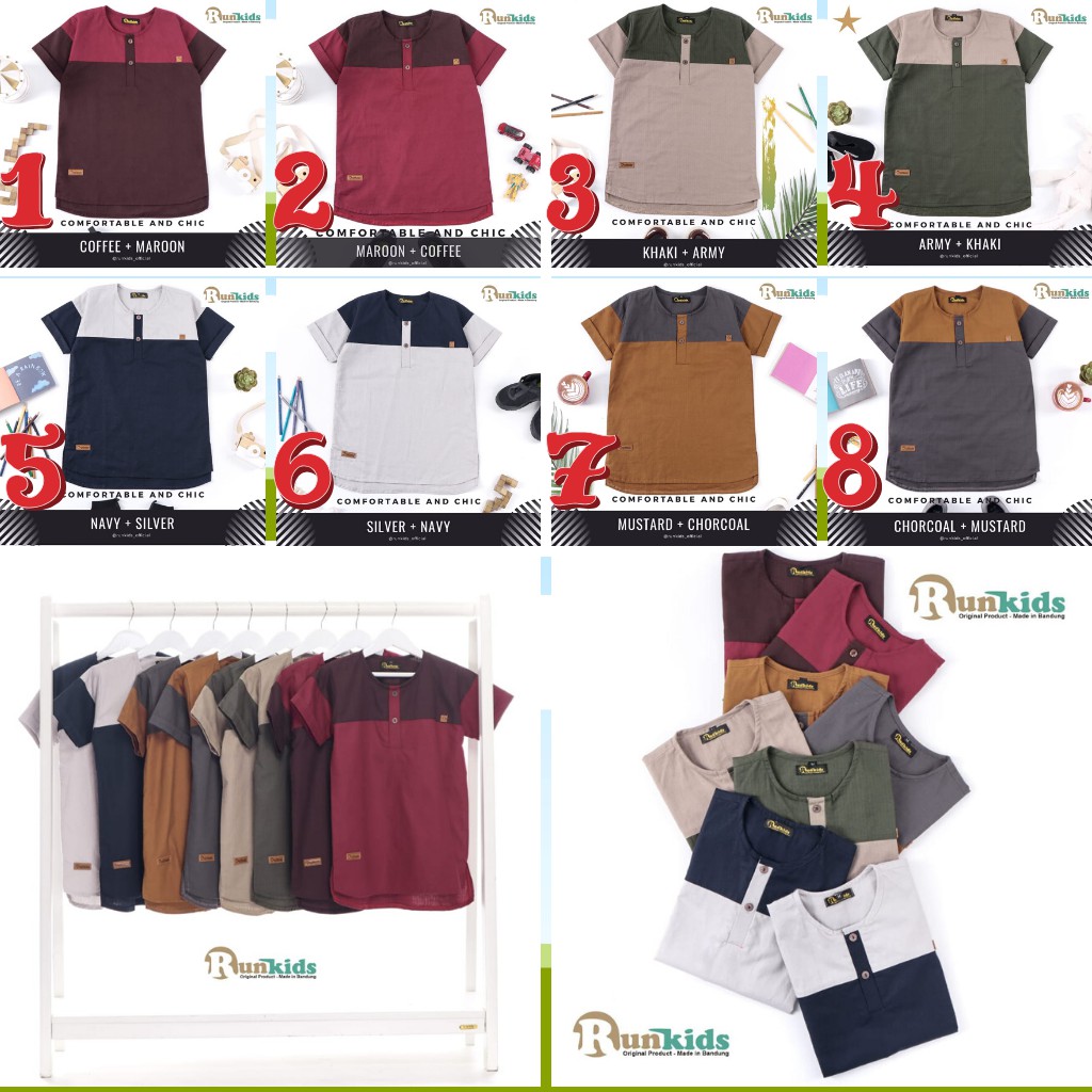 Kemeja Koko Anak RunKids