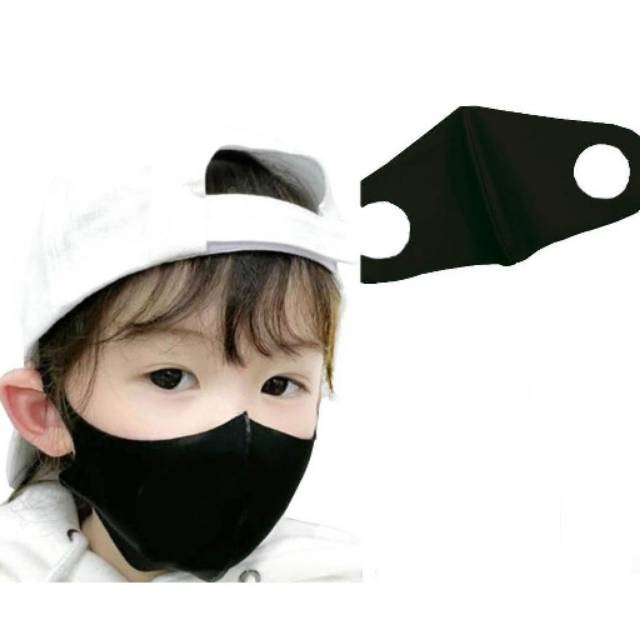 masker anak anak scuba polos warna warni