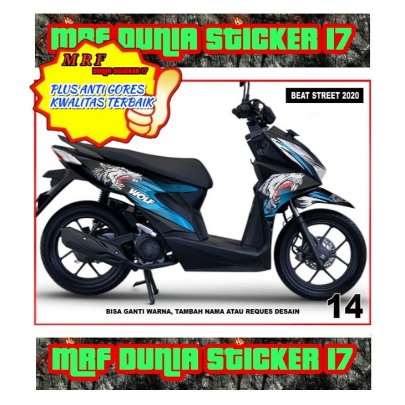 Sticker decal Beat street 2020 Full Body decal Beat street 2020 body Sticker Beat street 14