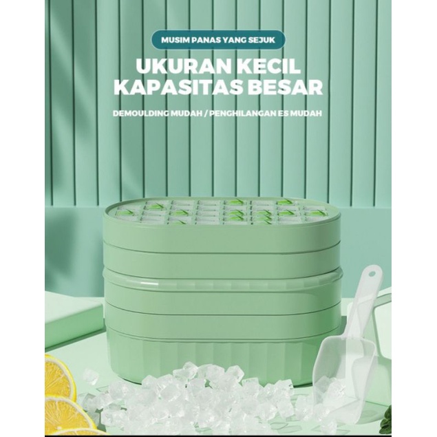 cetakan ES BATU LAYER + PENUTUP ice cube