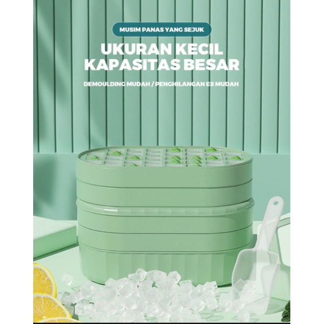 cetakan ES BATU LAYER + PENUTUP ice cube