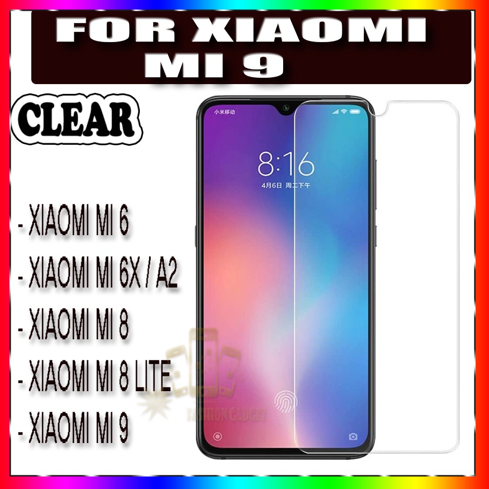 TEMPERED GLASS XIAOMI MI 6 XIAOMI MI 6X / XIAOMI A2 XIAOMI MI 8 / XIAOMI MI 8 LITE / XIAOMI MI 9 ANTI GORES KACA TEMPER GLASS