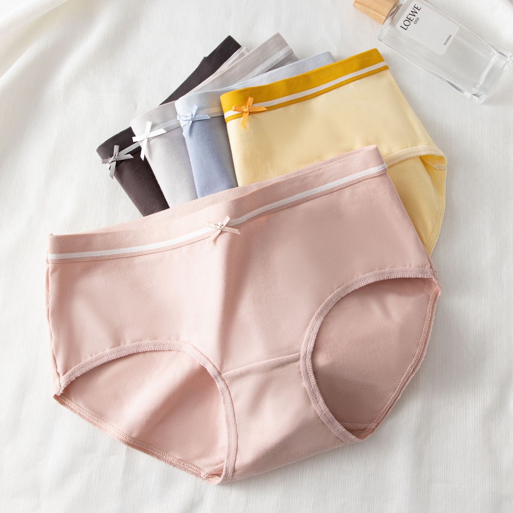 Celana dalam WINGALERY Celana Dalam Wanita Polos Adem Anti Nyeplak Underwear Wanita