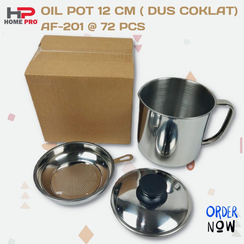 Saringan Minyak Stainless Steel • Oil Pot