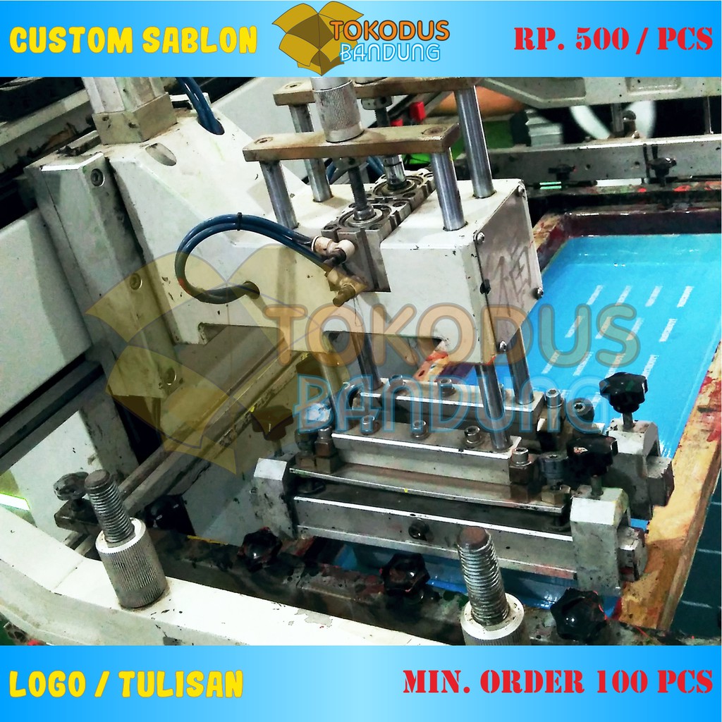 SABLON KARDUS 1 WARNA LOGO TULISAN Shopee Indonesia SABLON KARDUS 1 WARNA LOGO TULISAN Shopee Indonesia