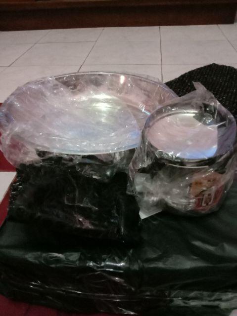 Piring Bulat Stainless./piring Makan/piring