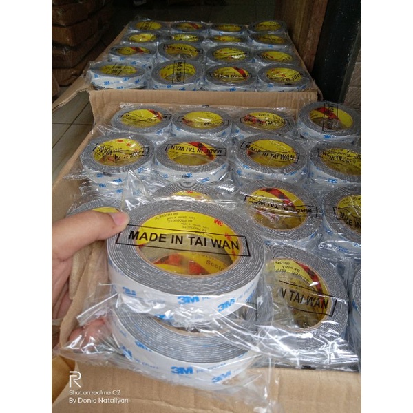 

3M Double tape / Dobeltipe foam / Doubletape / isolasi bolak-balik 3M putih