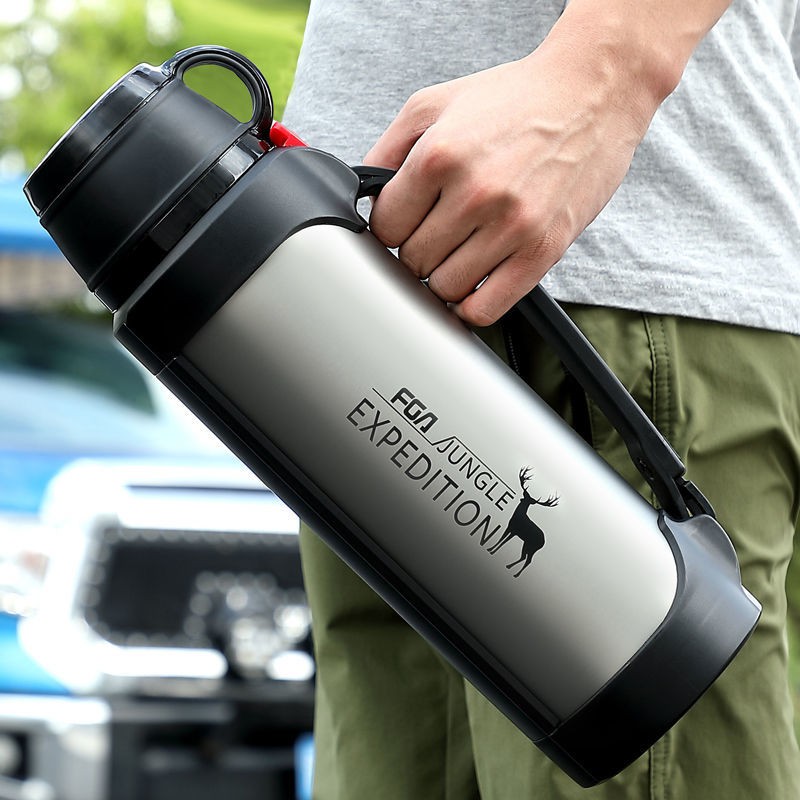 ✲✓Fuguang kapasitas besar labu vakum stainless steel pot isolasi perjalanan luar 304 mobil pria dan