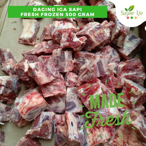 

Daging Iga Sapi Super 450 - 500 Gram Per Pack Fresh Frozen Grade A Short Ribs Beef Import Segar