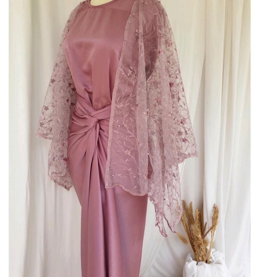 Modern.. VACHIRA ONE SET KAFTAN dan OUTER MEWAH / Kaftan ikat Outer Premium Kaftan Lebaran Dress Kon