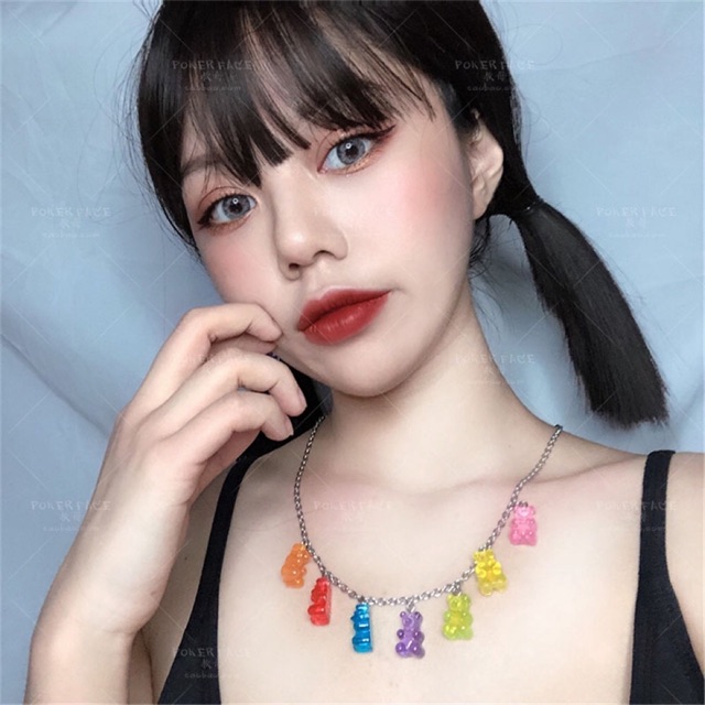 RAINBOW BEAR NECKLACE