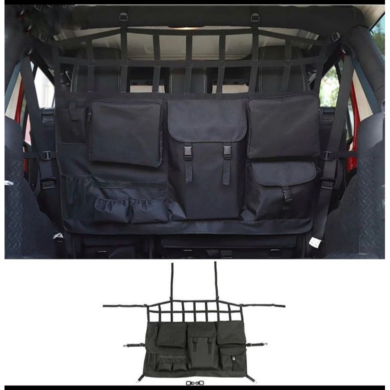 Tas Organizer Penyimpanan Bagasi Jeep Wrangler JK JT JL 2007-2018/ Organizer Bag Set Jeep Wrangler