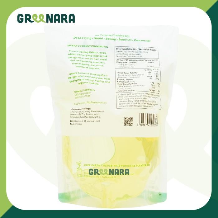 

JAVARA Coconut Cooking Oil Non Aroma 1800ml / Minyak Kelapa Berkualitas
