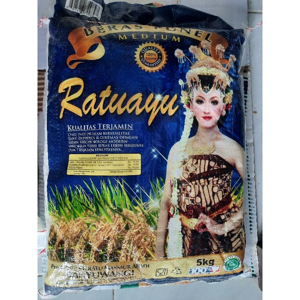 

Beras Cap Ratu Ayu Biru 5 Kg | Beras Punel | Beras Banyuwangi | Beras Osing