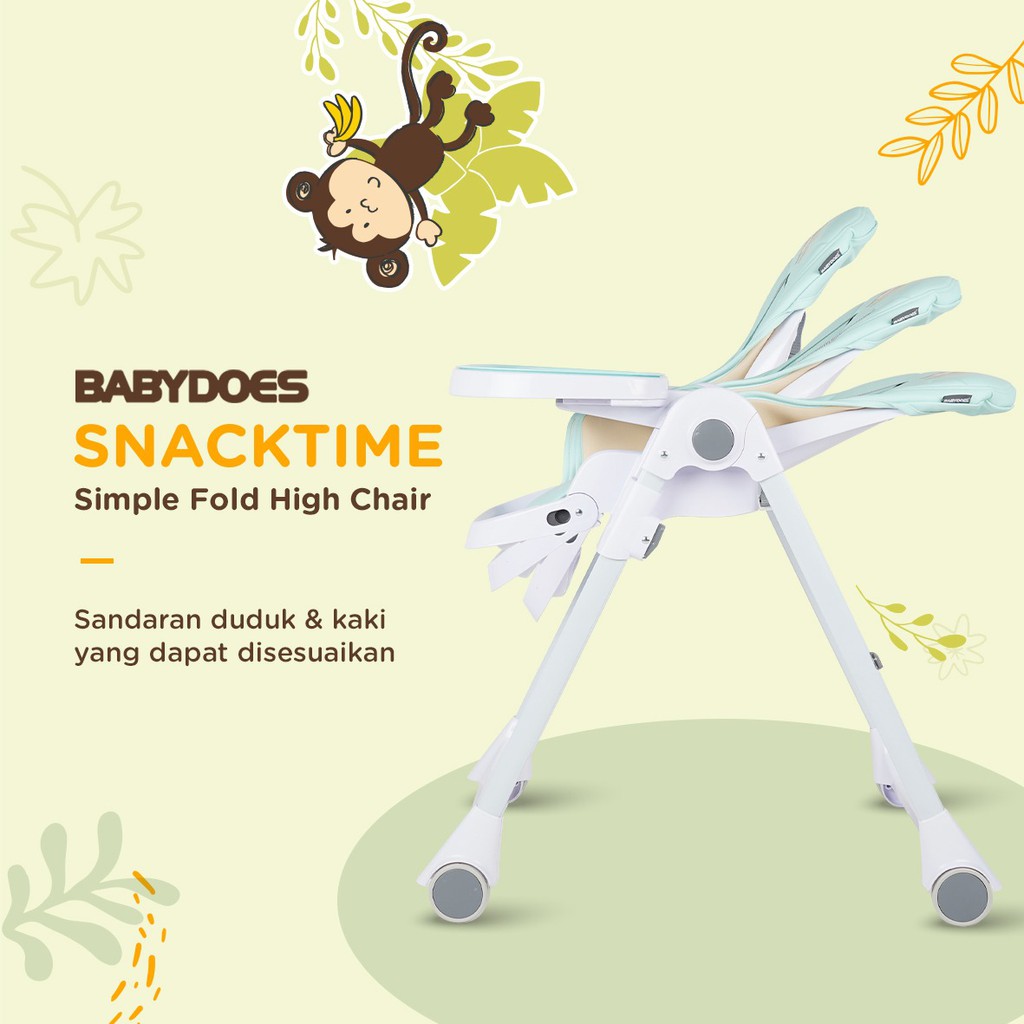 Babydoes Highchair CH 60910 Snacktime Kursi Makan Bayi