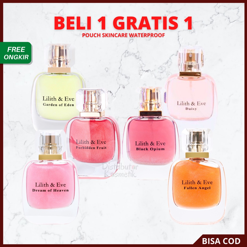 [ Agen Resmi ] Lilith &amp; Eve Black Opium, Garden of Eden, Daisy, Forbidden Fruit, Fallen Angel, Dream Of Heaven Eau De Parfum Original Parfum Wanita Wangi elegan