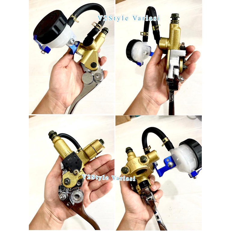 MASTER REM KANAN KRS ORI PNP TABUNG PNP HANDLE CHROME GOLD BRB TABUNG YOSHIMURA KRS UNIVERSAL MOTOR MODEL NISSIN Nmax Pcx Beat Vario Scoopy Revo Supra Sonic Mio Xeon Jupiter Maxi Lexi Aerox Xride Fino Soul Freego  R25 KLX Crf Genio Cros Vixion Byson Forza