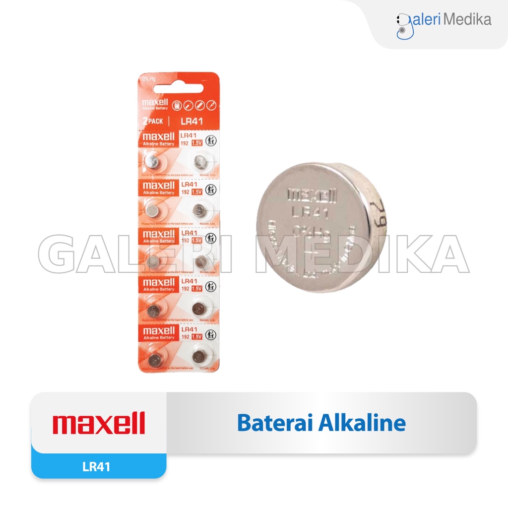 Baterai Termometer Ketiak LR41- Batre Kancing - Batre Lithium