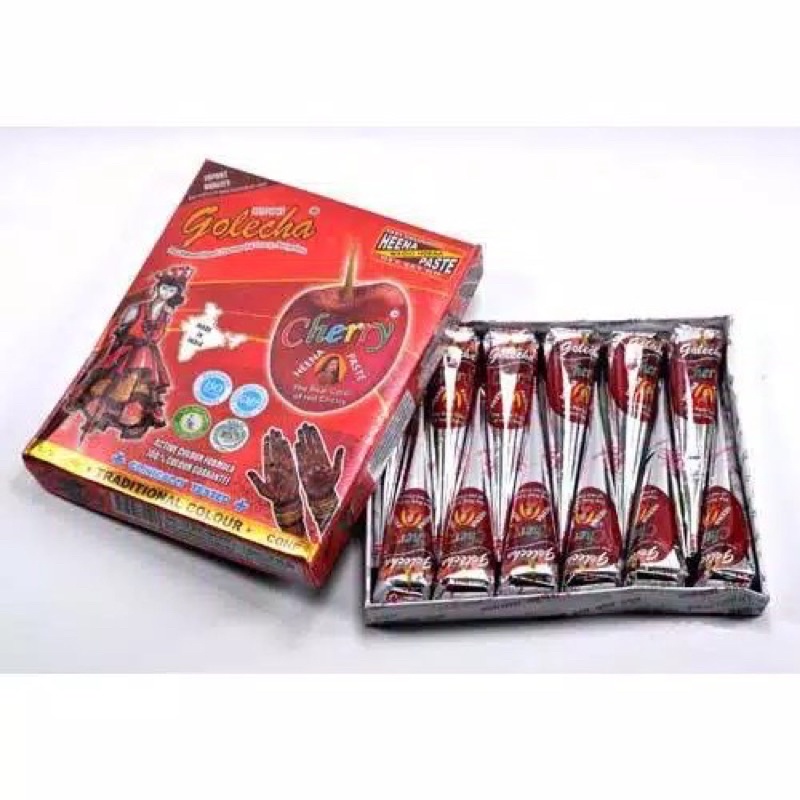 &lt; p &gt; golecha cherry hena PASTEL MERAH CABE -- henna kuku merah cabe