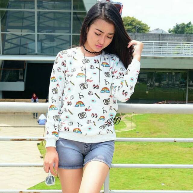 

Pensil ful print sweater