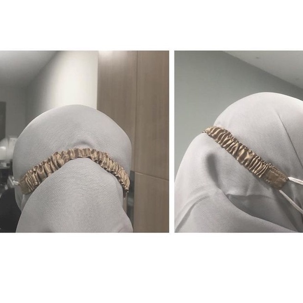 Konektor hijab / konektor kain perekat / konektor polos