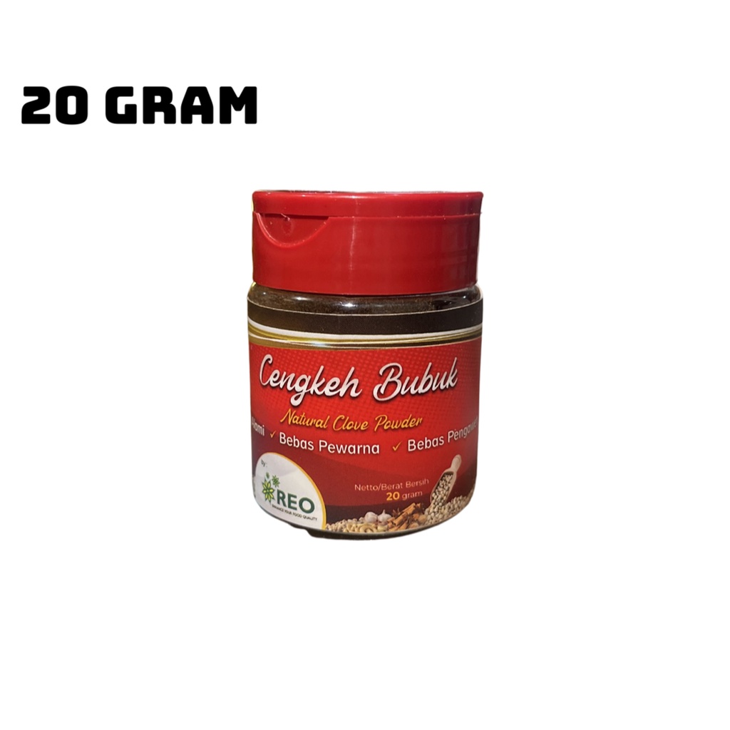 Cengkeh Bubuk Botol Cap REO 20 Gram - Eceran