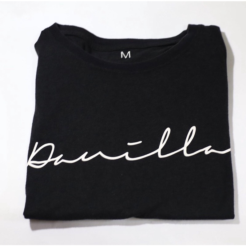 tshirt  dannila, official  tshirt buah tangan danilla