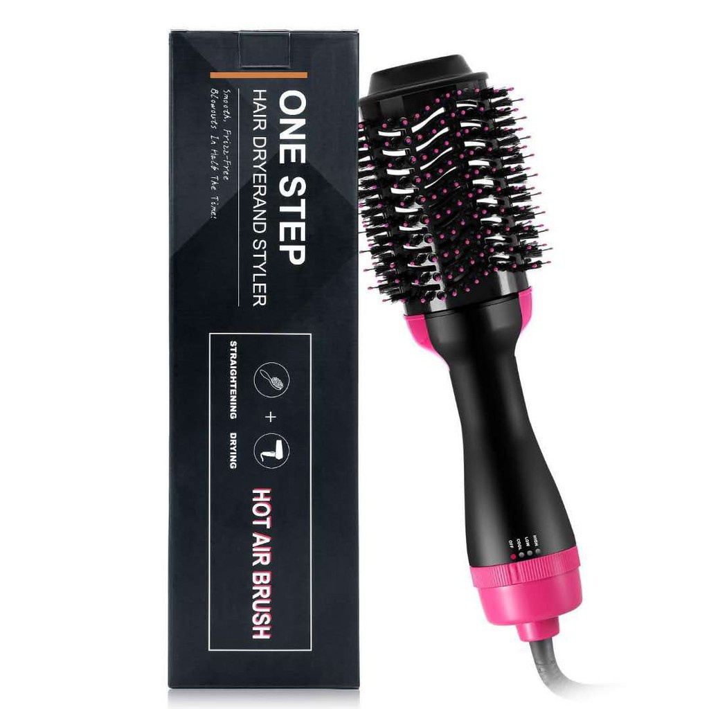 BISA BAYAR DITEMPAT One step brush hairdryer and styler sisir pengering, pelurus &amp; curly rambut elektrik 4 in 1 Grosir sisir catok rambut multifungsi Sutera99