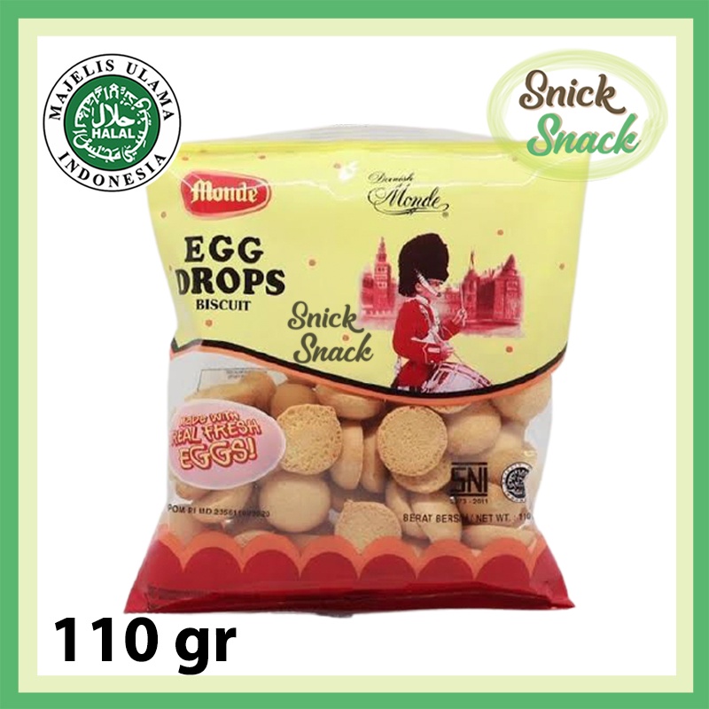 

Monde Biskuit Egg Drops 110 gr Pouch