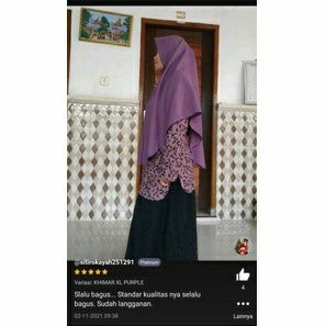 Jilbab instan khimar XL ped antem, belakang panjang segitiga hijab bergo,MOOSCREPE kerudung syar'i-2