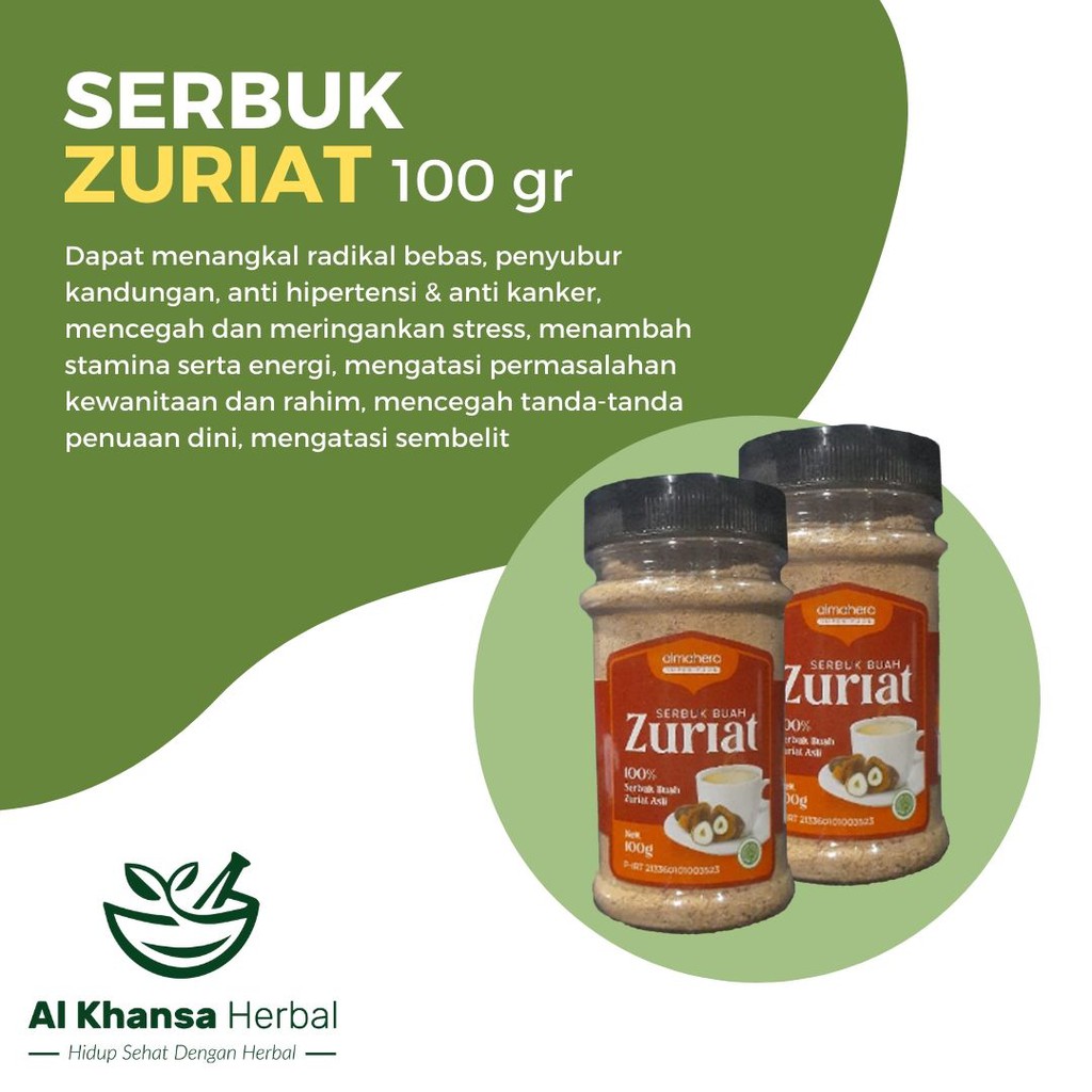 

Serbuk Buah Zuriat 100gr PROMIL