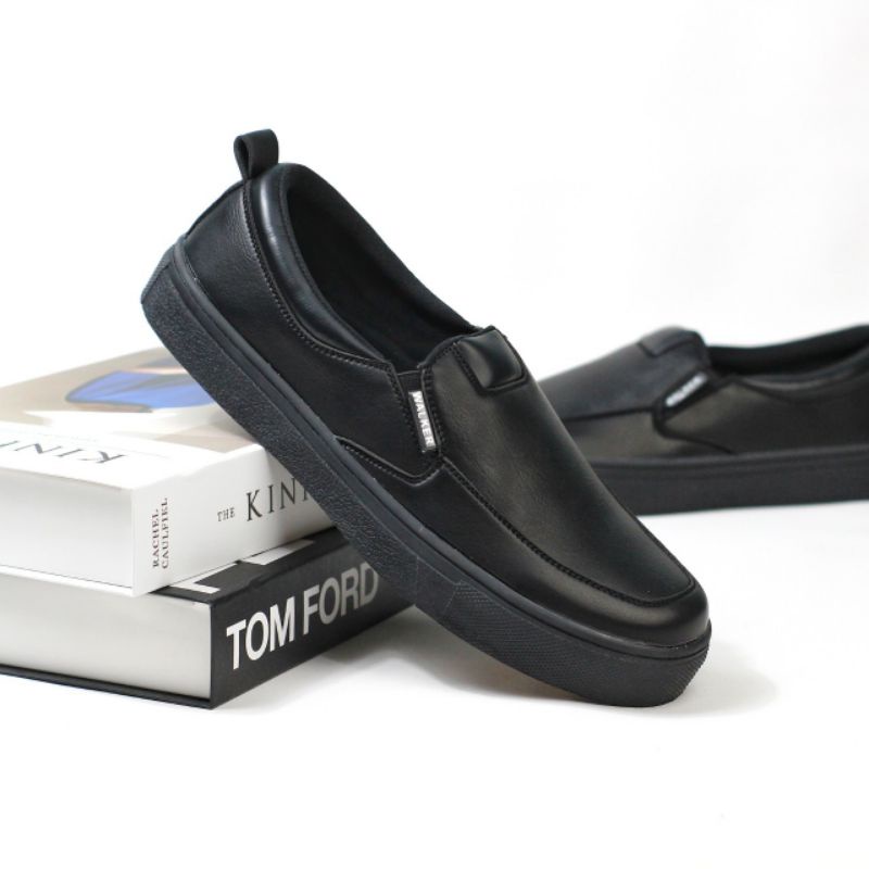 Xshoesbdg.id x Kean Sepatu Slip On Pria Sepatu Casual Pria  Formal Slop Santai Kerja Kuliah Kantor