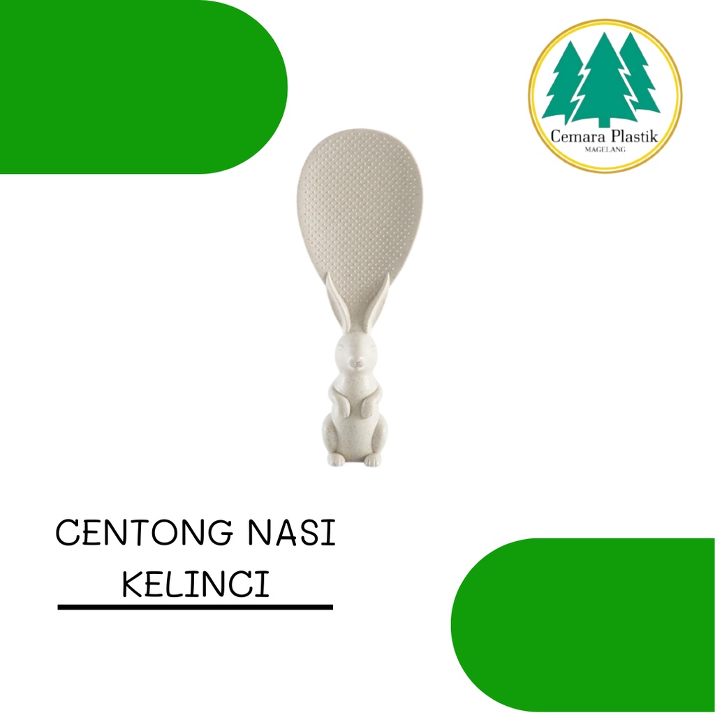 CENTONG  NASI/CENTONG PLASTIK/CENTONG UNIK/CENTONG KELINCI/CENTONG TUTUP/ENTONG NASI