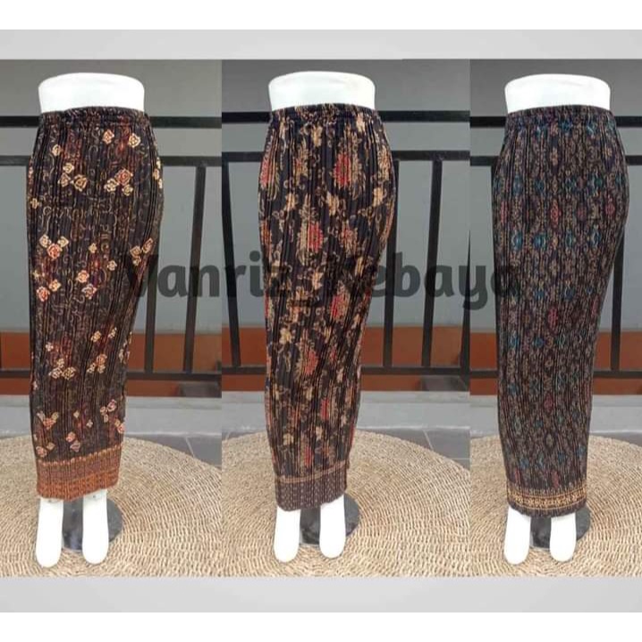 Original Realpict Rok plisket batik rok plisket panjang motif batik rok plisket batik kebaya rok pli