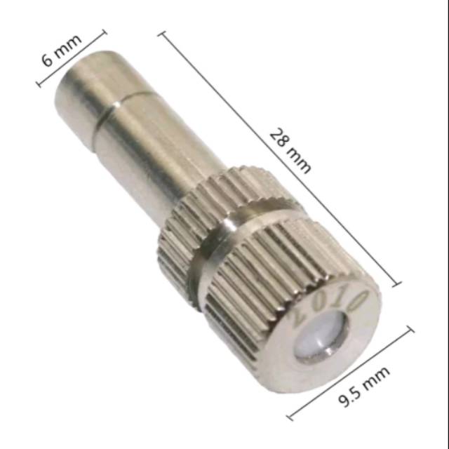 Mist Nozle Sprayer kabut embun 0.2 mm