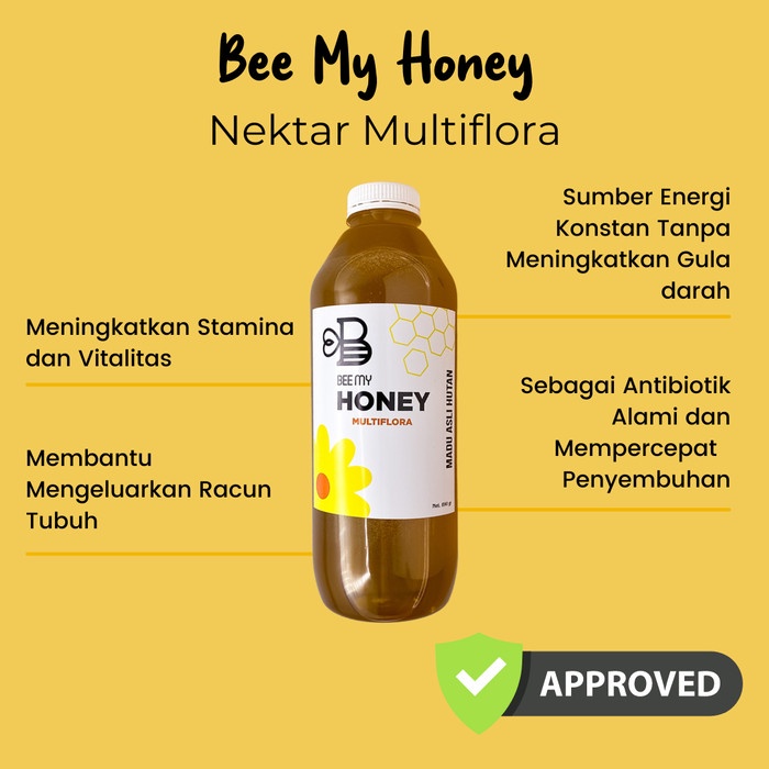 

MADU MURNI ASLI HUTAN SUMATERA 1000 ML , RAW HONEY 1 LITER - MULTIFLORA