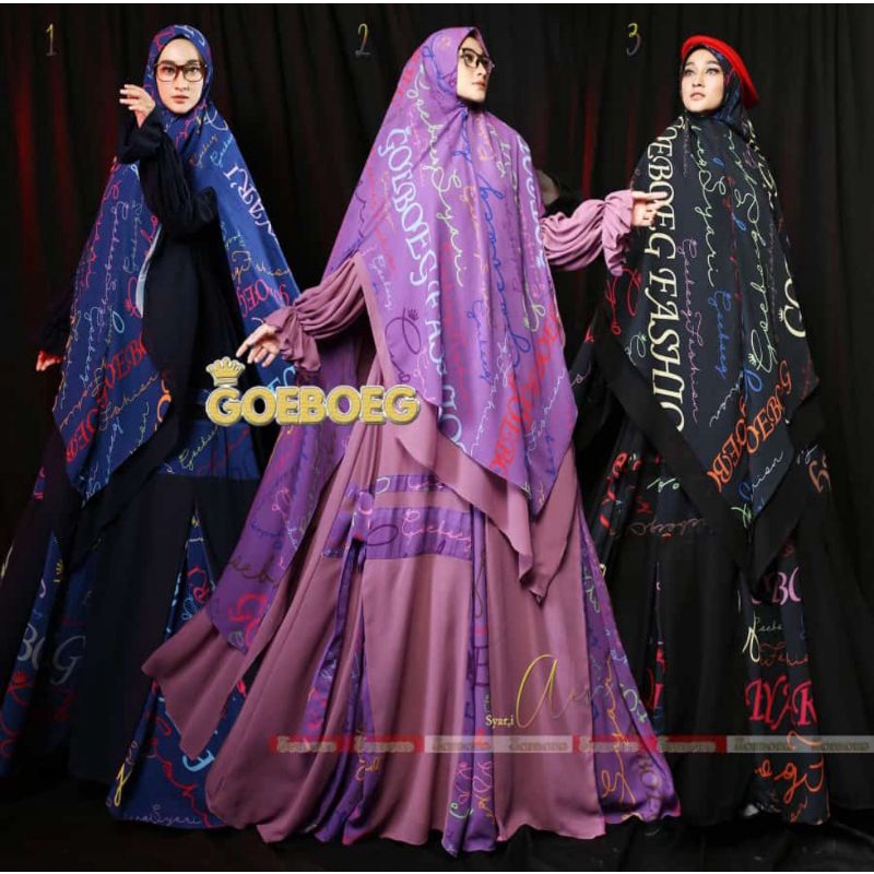 AIRA SYARI ORIGINAL BY GOEBOEG / GAMIS PRINTING GOEBOEG / GAMIS SYARI MEWAH / GOEBOEG SYARI / GOEBOE