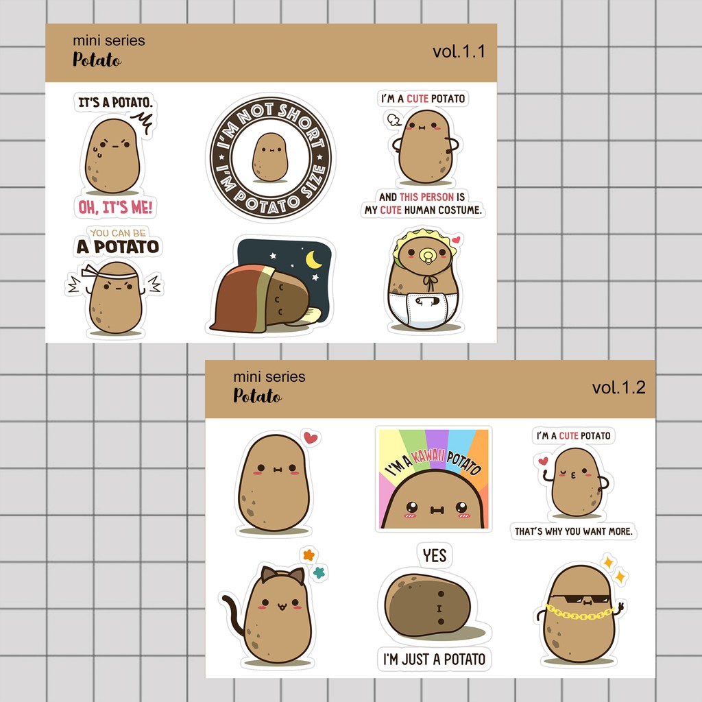 

Stiker Tumblr HP aesthetic / Stiker Laptop custom / stiker HP / Stiker Kpop | POTATO MINI 1