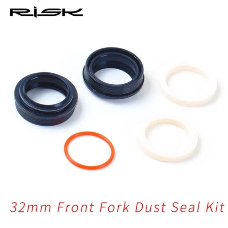 Risk Front Fork Dust Seal Set 32mm Seal Kit Fork SR Suntour Rockshox Fox 32mm