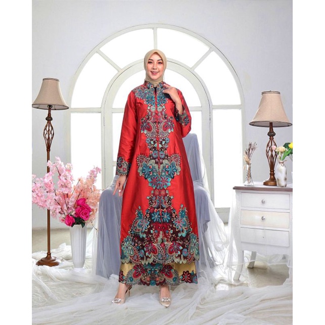 Stelan Kebaya Kipas Sapu Jagat Original Pelangi Jaya