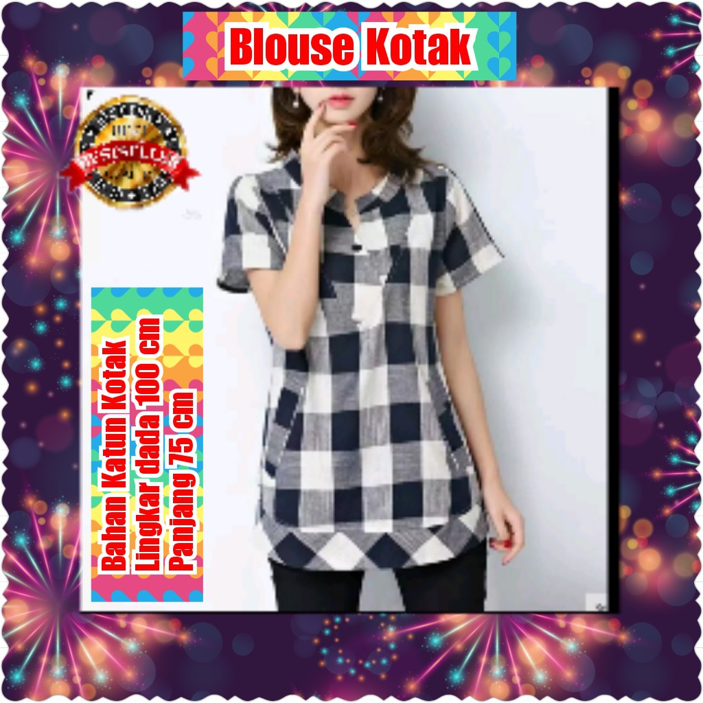 BLOUSE KOTAK / TERBARU / TERPOPULER / TERLARIS / TERMURAH