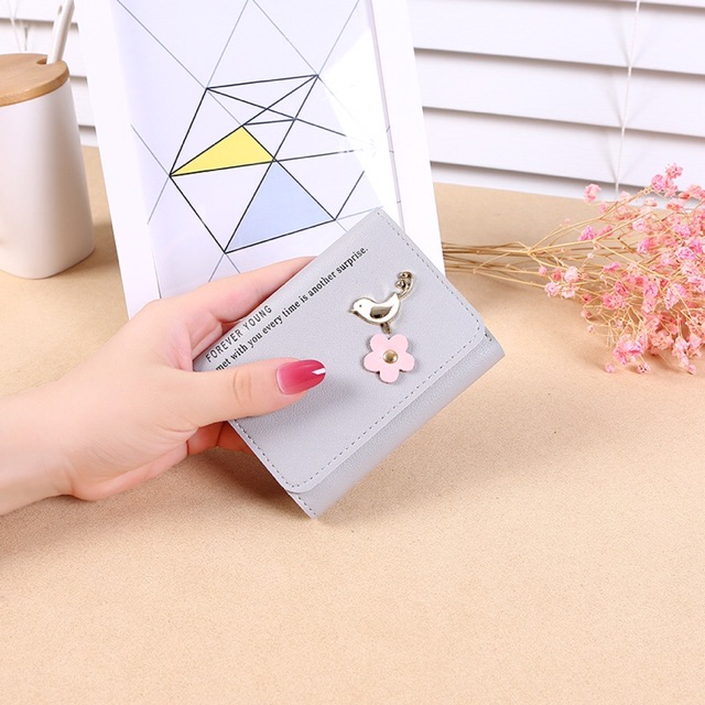 (27AN.ID) COD Dompet wanita A30 Dompet Retro Paragraf Pendek Polos Dompet Wanita Import Real Pic C11-5