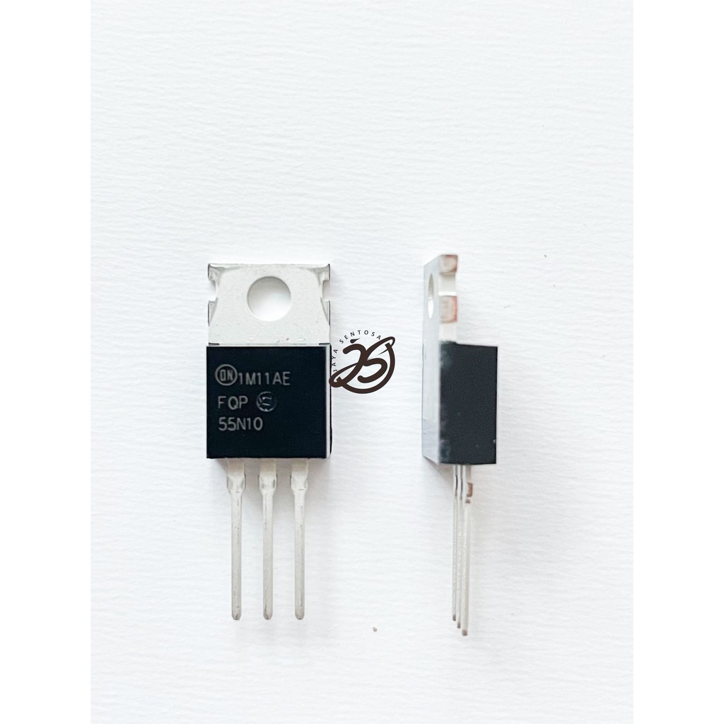 55N10 ORIGINAL (1 buah) MERK ON FQP 55N10 MOSFET ASLI ORI FQP55N10