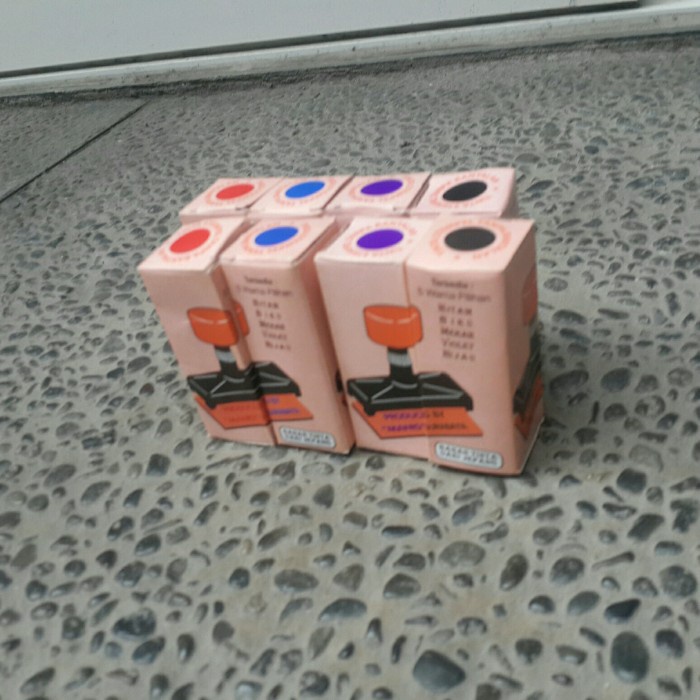 

Tinta isi ulang stempel otomatis tanpa bak stempel
