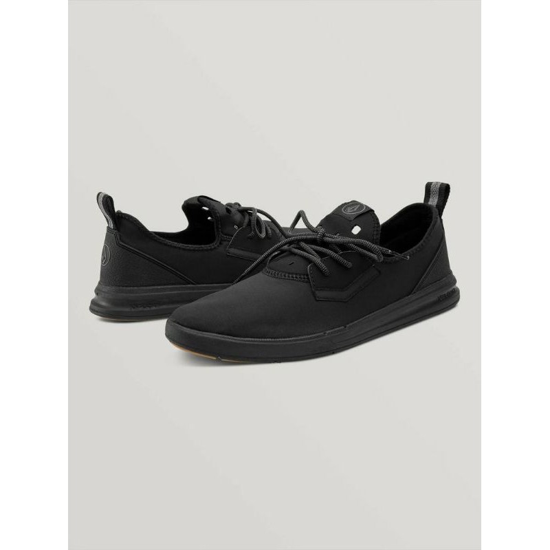 sepatu volcom draft shoes black