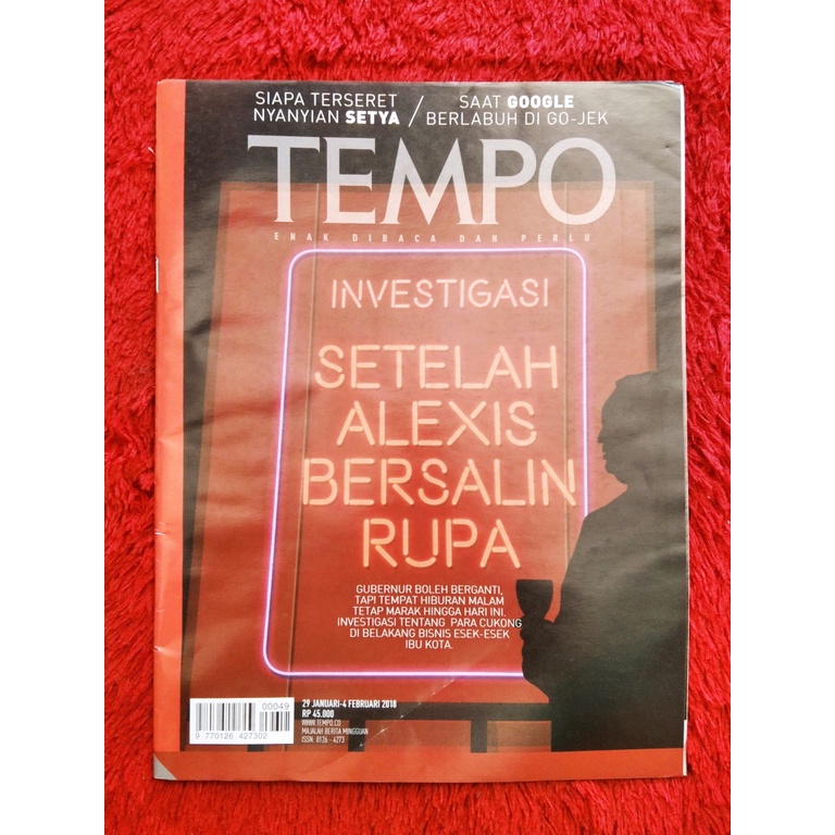 MAJALAH TEMPO 29 JANUARI-4 FEBRUARI 2018-U