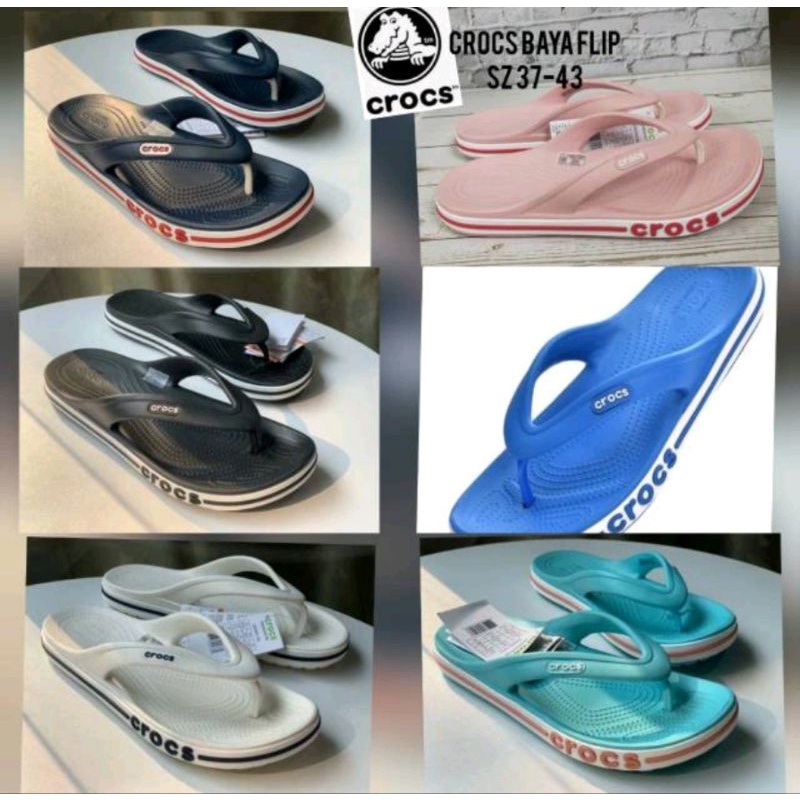 Sandal pria wanita / sandal crocs baya flip / sandal crocs pria baya jepit / sandal crocs wanita