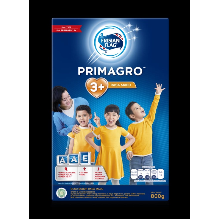 PRIMAGRO 3+, 750g SUSU PERTUMBUHAN ANAK TINGGI KALSIUM DAN DHA